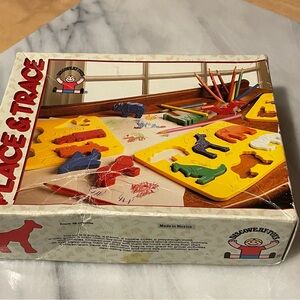 Place and Trace Animals and Shapes Set